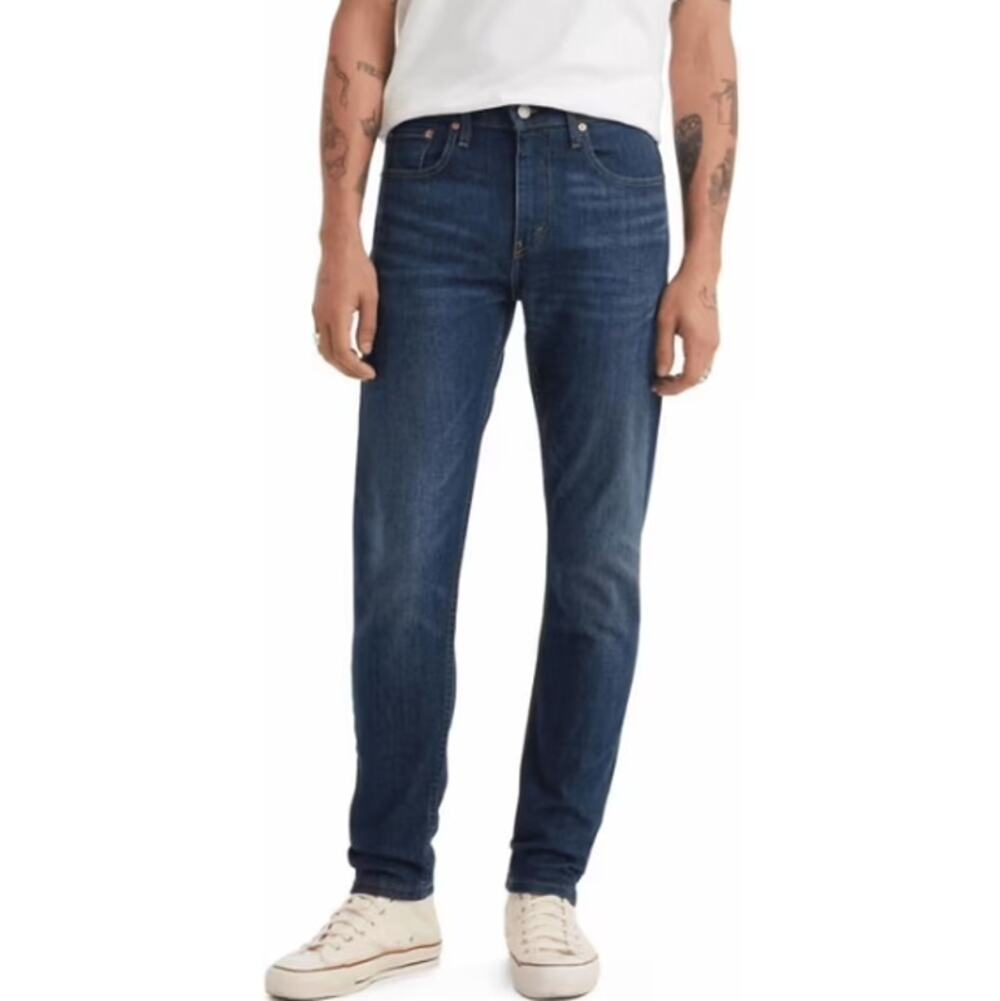LEVI'S Men's 512 Slim Taper Fit Jeans 38x32 Dark Blue Stretch 28833-0682 NWT